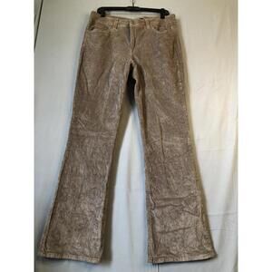Bandolinoblu Corduroy Velvet Feel Pants sz 12 Stretch Arianna Bootcut High Rise